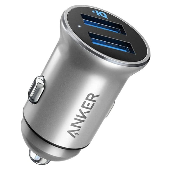 Anker Powerdrive 24W 2A Silver AN.A2727H42.SL - Salman Stores