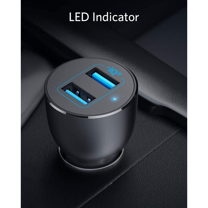 Anker Powerdrive III 2 Port 36W Alloy Black AN.A2729H11.BK - Salman Stores