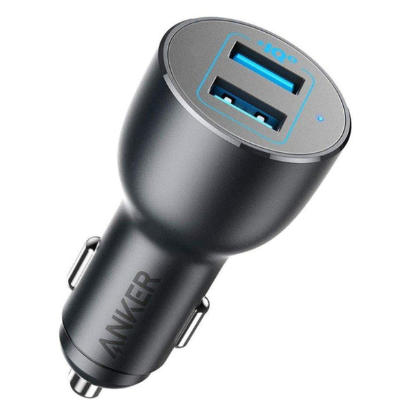Anker Powerdrive III 2 Port 36W Alloy Black AN.A2729H11.BK - Salman Stores