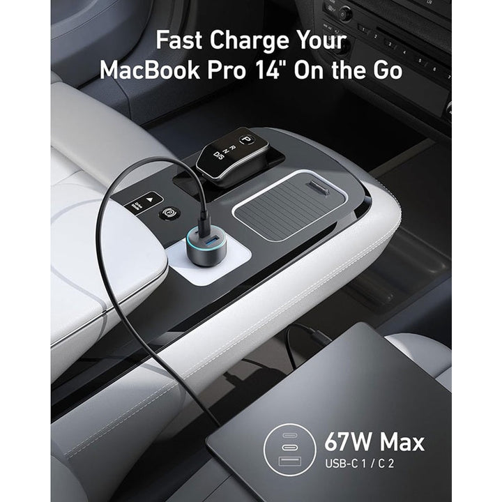 Anker 535 Powerdrive 67W 2C 1A PD Silver AN.A2731HA1.SL - Salman Stores