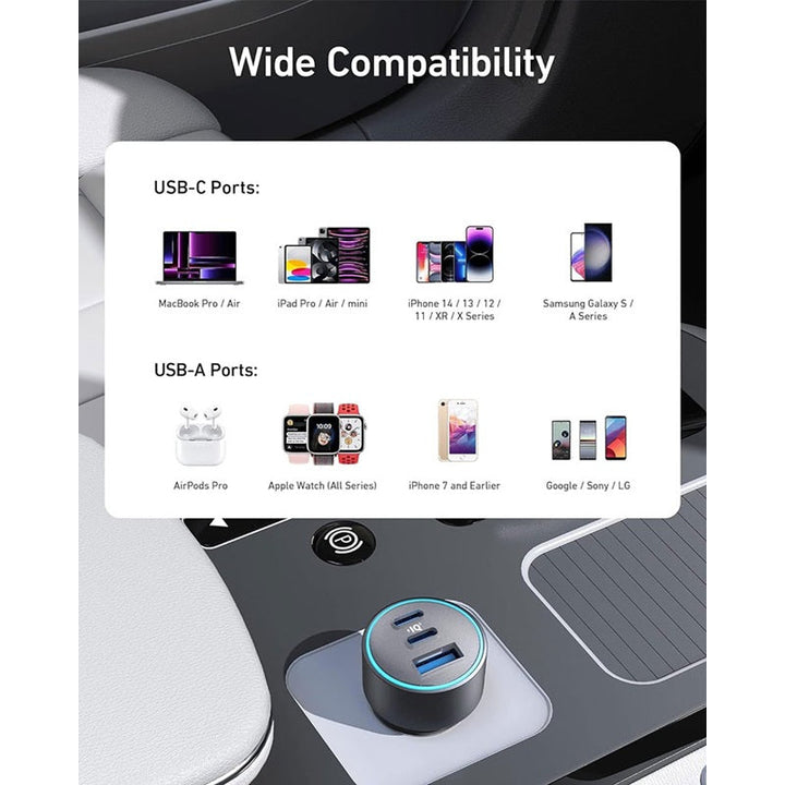 Anker 535 Powerdrive 67W 2C 1A PD Silver AN.A2731HA1.SL - Salman Stores