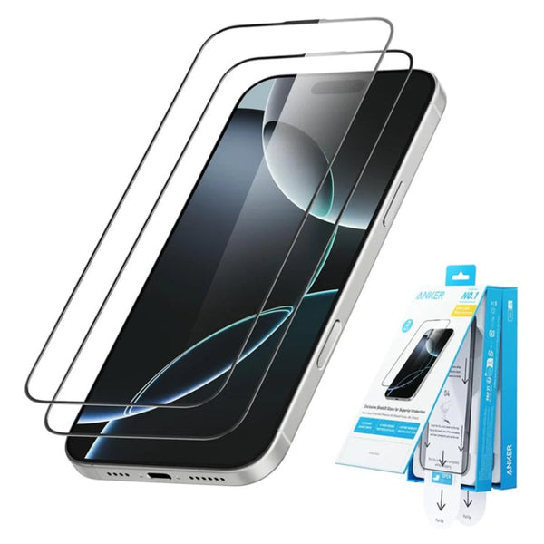 Anker Tempered ShieldX Glass Kit Iphone 16 Pro Max Clear AN.A720C00C.CL - Salman Stores