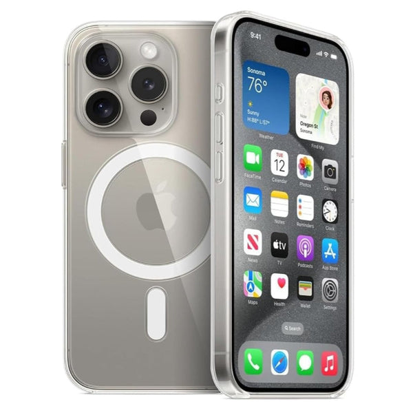 Anker Iphone 15 Magnetic Clear Case Iphone 15 Pro AN.A90A7H01.NC - Salman Stores