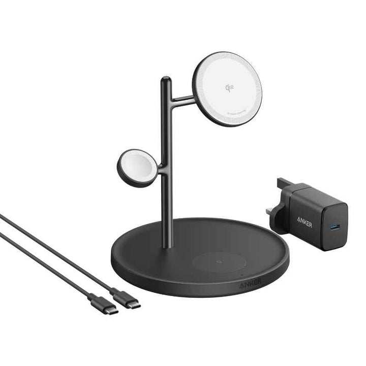 Anker Maggo Wireless Charging Stand 3 In 1 15W Black AN.B25M3V11.BK