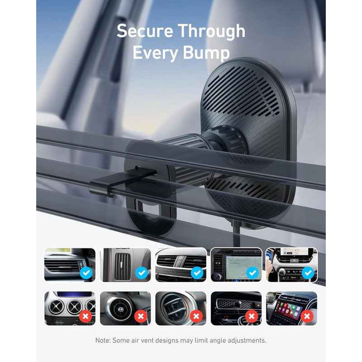 Anker Wireless Car Mount charging MagGo with 25W Car Charger Black AN.B2932111.BK