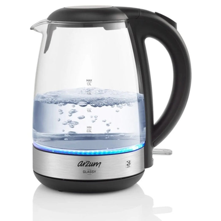 Arzum Electric Kettle Glass 1.7 Liter 2200 W AR3071 - Salman Stores