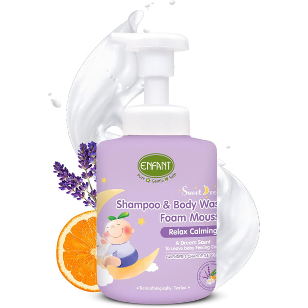 Enfant Sweet Dream Shampoo & Body Wash Foam Mousse 400 ml  ATLHF4A