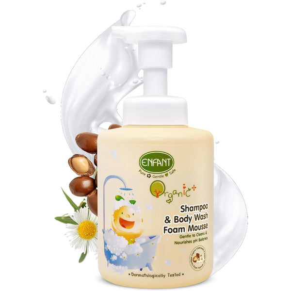 Enfant Organic Plus Shampoo & Body Wash Foam Mousse 400 ml ATNHF4
