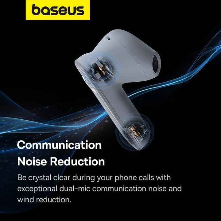 Baseus C-Mic CM10 Smart Unilateral Wireless Earphone for Car Moon White BA.A00054700211-00.WT