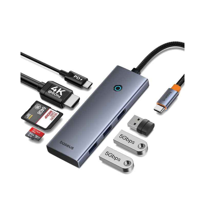 Baseus UltraJoy Series 4-Port HUB Space Grey BA.B0005280A813-03.GY