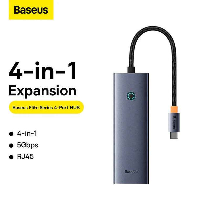 Baseus UltraJoy Series 4-Port HUB Space Grey BA.B0005280A813-03.GY