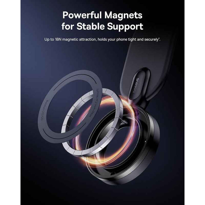 Baseus PrimeTrip Series C02 Go Magnetic Car Phone Mount Cluster Black BA.C40169001113-00.BK