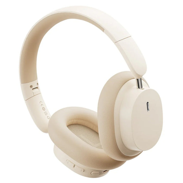Baseus Headphone Bowie D05 Bluetooth Foldable Over Ear White BA.NGTD020202.WT - Salman Stores