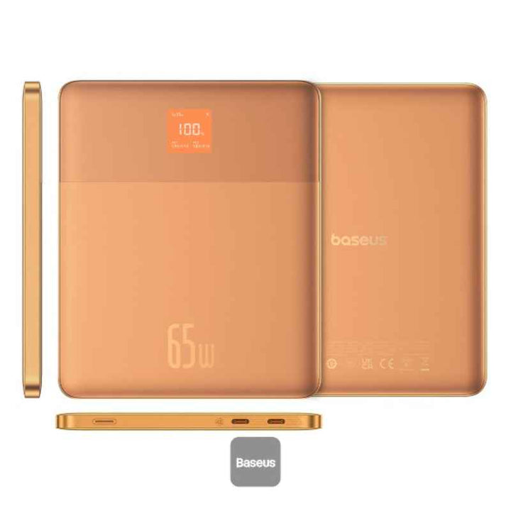 Baseus Blade2 Fast-Charging Power Bank with Digital Display Intelligent Edition 12000mAh 65W Canyon Coral BA.P10063801733-00.CC