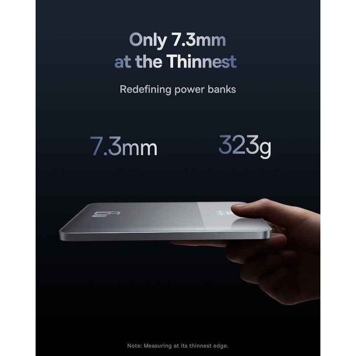 Baseus Blade2 Fast-Charging Power Bank with Digital Display Intelligent Edition 12000mAh 65W Horizon Sliver BA.P10063801S13-00.SL