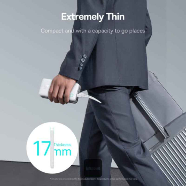 Baseus Powerbank AirPow Lite 10000mAh 15W White BA.P10067500213-00.WT