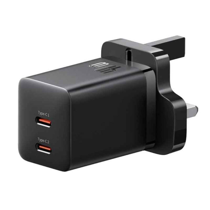 Baseus Gan5 Pro Fast Charger C-C 40W Uk+1M Cable C  Cluster Black BA.P10110827113-00.BK