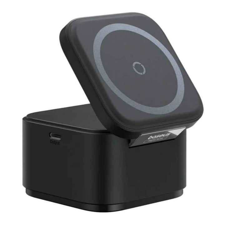 Baseus MagPro 2-in-1 Magnetic Wireless Charger 25W Cosmic Black BA.P10264100123-00.BK