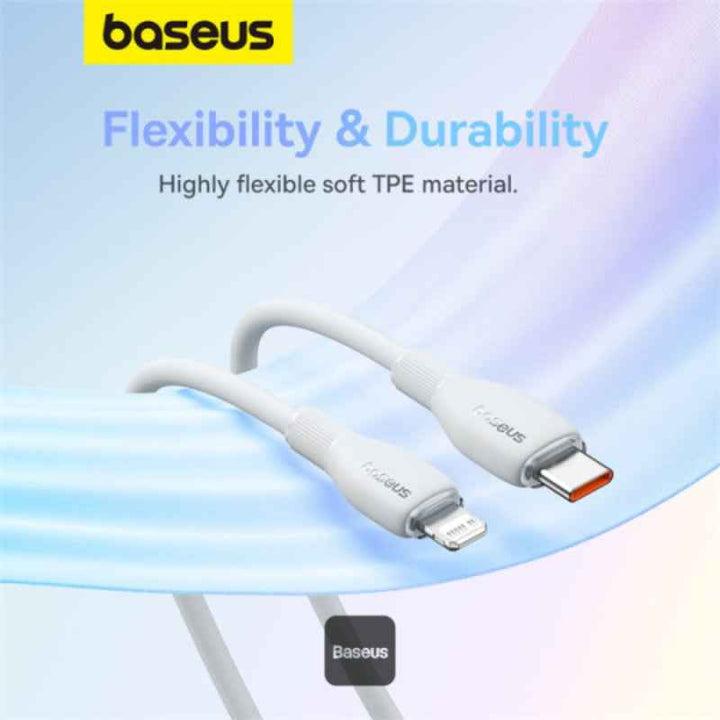 Baseus Charging Cable Type-C to Lightning 20W 1.2M White BA.P10355701221-00.WT