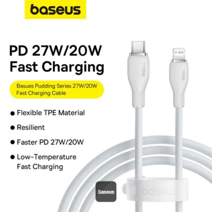 Baseus Charging Cable Type-C to Lightning 20W 1.2M White BA.P10355701221-00.WT