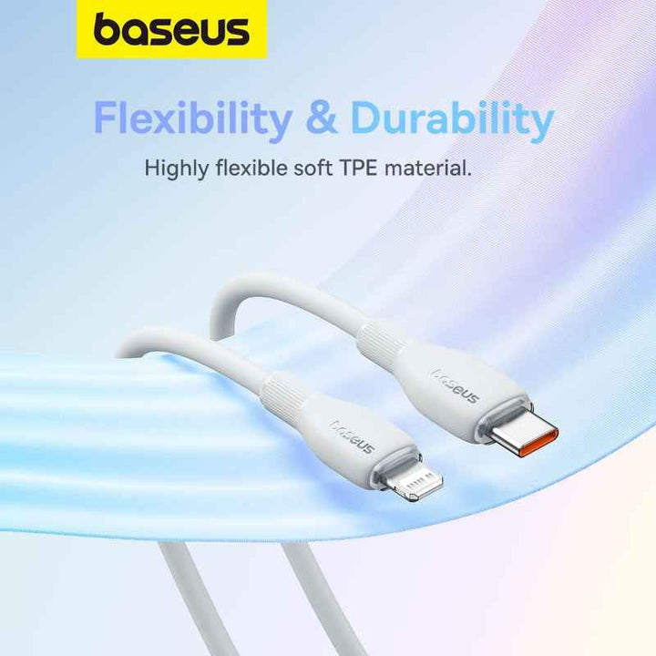 Baseus Pudding Series Fast Charging Cable Type-C to iP 20W 1.2M Stellar White BA.P10355701221-B1.WT