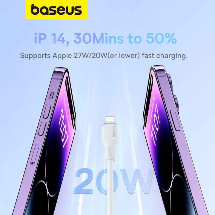 Baseus Pudding Series Fast Charging Cable Type-C to iP 20W 1.2M Stellar White BA.P10355701221-B1.WT