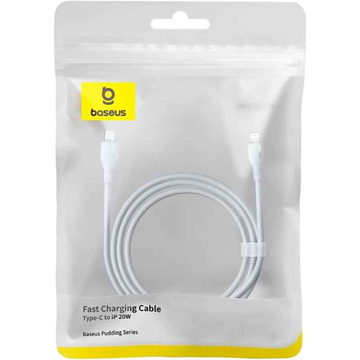 Baseus Pudding Series Fast Charging Cable Type-C to iP 20W 1.2M Stellar White BA.P10355701221-B1.WT