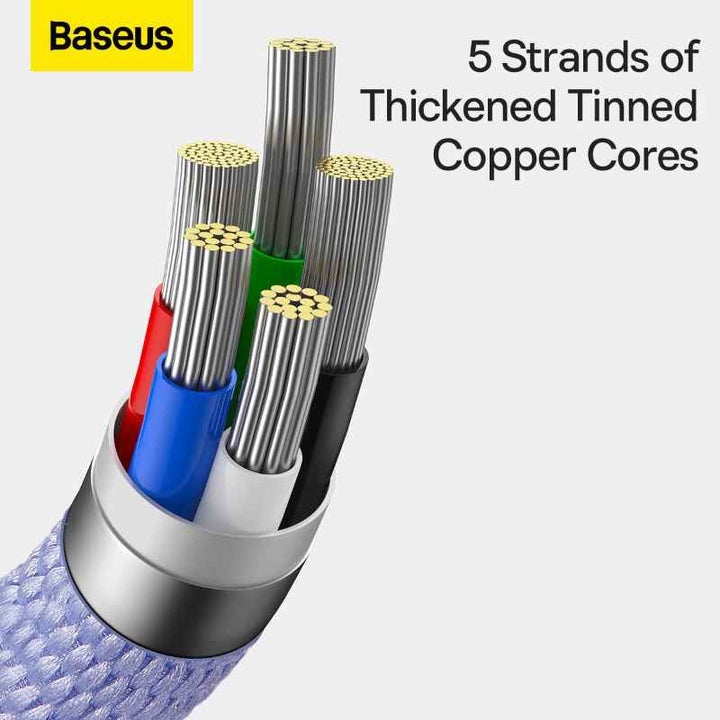 Baseus Charging Cable Type-C to Lightning 20W 1.2M Purple BA.P10355701511-00.PP