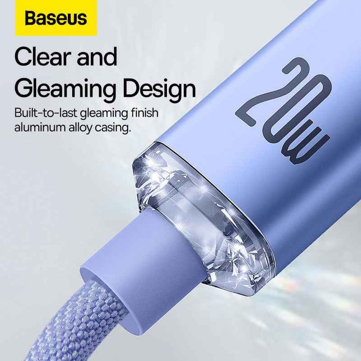 Baseus Charging Cable Type-C to Lightning 20W 1.2M Purple BA.P10355701511-00.PP