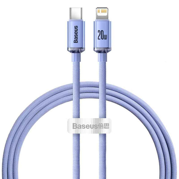 Baseus Charging Cable Type-C to Lightning 20W 1.2M Purple BA.P10355701511-B3.PP