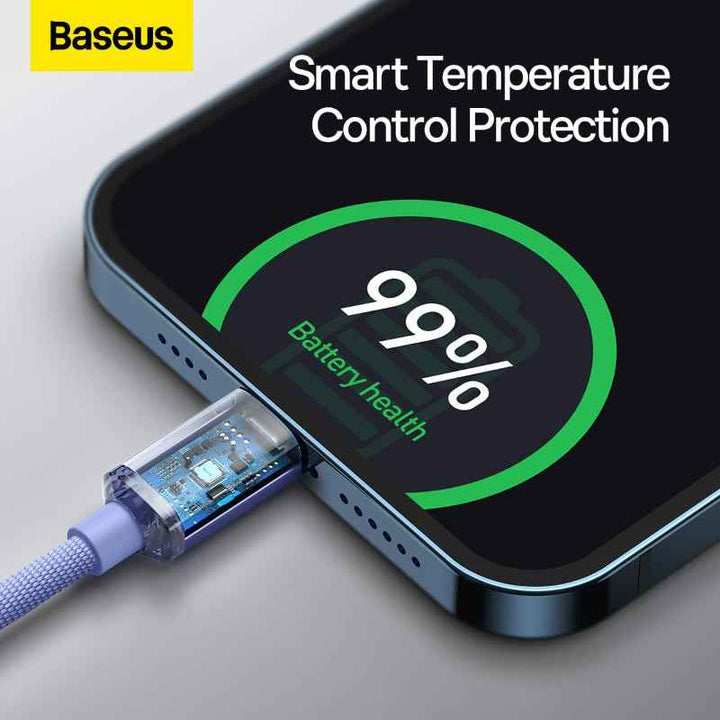 Baseus Charging Cable Type-C to Lightning 20W 1.2M Purple BA.P10355701511-B3.PP