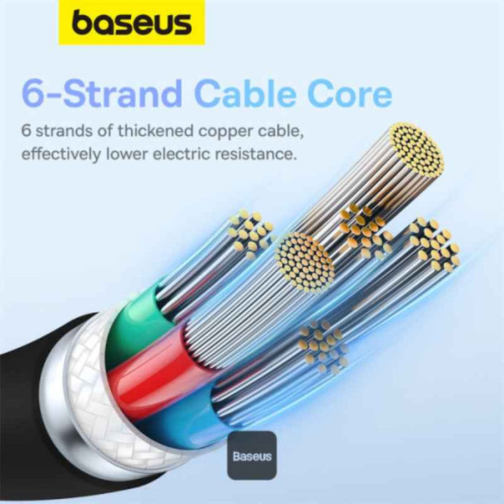 Baseus Charging Cable Type-C to Type-C 100W 1.2M Black BA.P10355702111-B1.BK