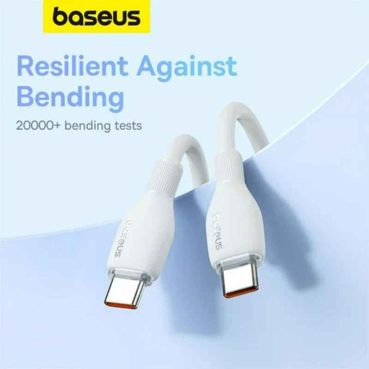 Baseus Charging Cable Type-C to Type-C 100W 1.2M White BA.P10355702221-00.WT