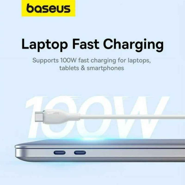 Baseus Charging Cable Type-C to Type-C 100W 1.2M White BA.P10355702221-00.WT