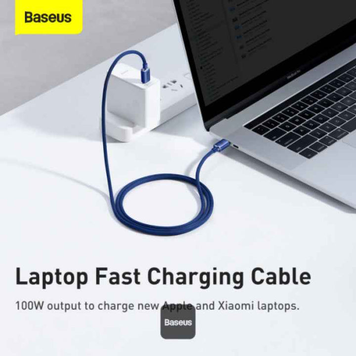 Baseus Charging Cable Type-C to Type-C 100W 1.2M Blue BA.P10355702311-B1.BL