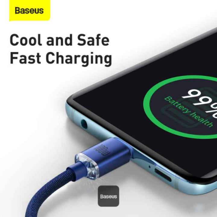 Baseus Charging Cable Type-C to Type-C 100W 1.2M Blue BA.P10355702311-B1.BL