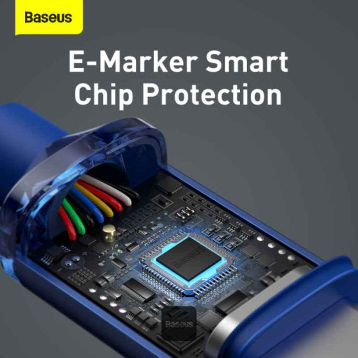 Baseus Charging Cable Type-C to Type-C 100W 1.2M Blue BA.P10355702311-B1.BL