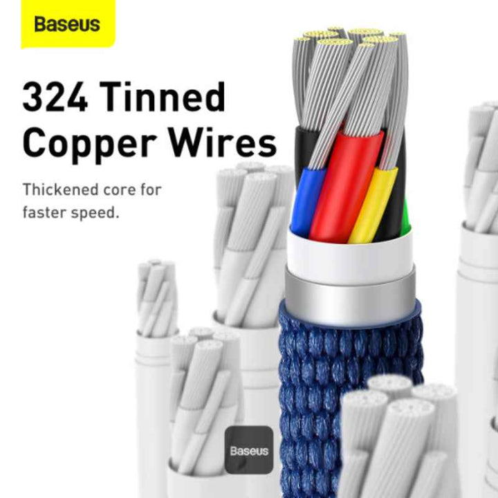 Baseus Charging Cable Type-C to Type-C 100W 1.2M Blue BA.P10355702311-B1.BL