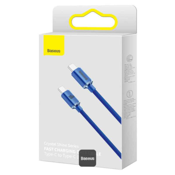 Baseus Charging Cable Type-C to Type-C 100W 1.2M Blue BA.P10355702311-B1.BL