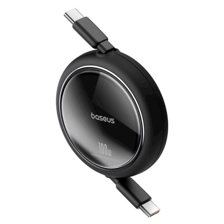 Baseus Charging Cable Type-C to Type-C Retractable 100W 1M B BA.P10364500111-00.BK - Salman Stores