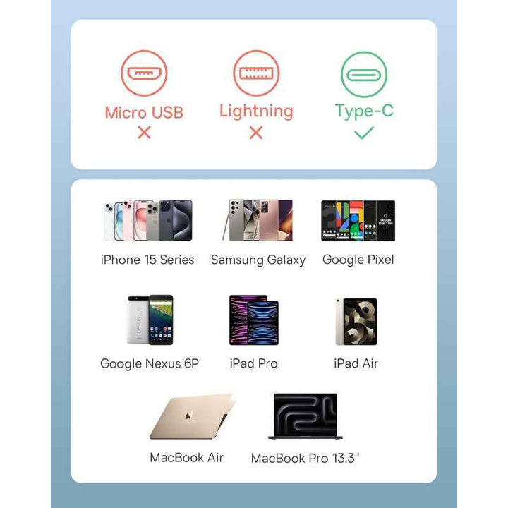 Baseus Charging Cable Type-C to Type-C Retractable 100W 1M W BA.P10364500211-00.WT