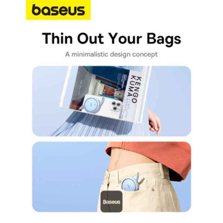 Baseus Charging Cable Type-C to Type-C Retractable 100W 1M Blue BA.P10364500311-00.BL
