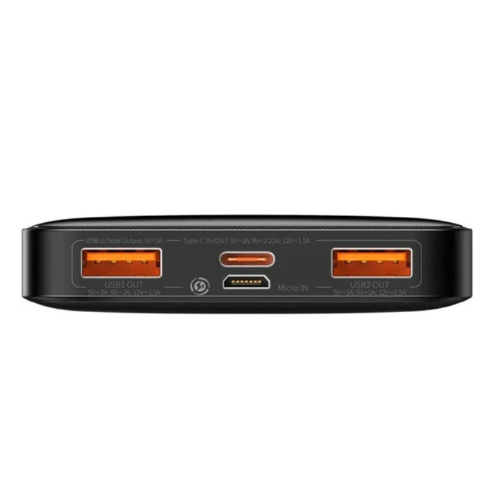 Baseus Powerbank BiPow 10000mAh 20W Black BA.PPBD050301.BK - Salman Stores