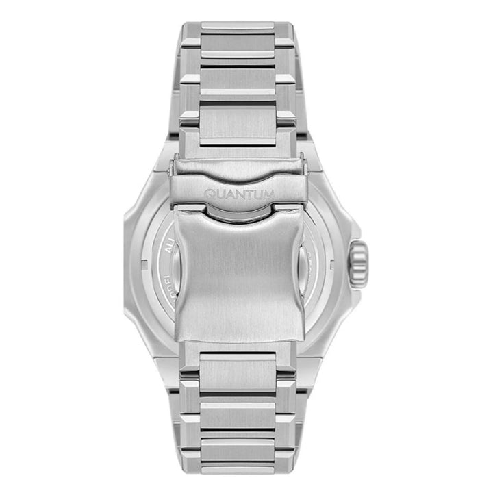 Quantum Men Silver Stainless Steel Analog Red Dial Watch BAR1090300 - Salman Stores