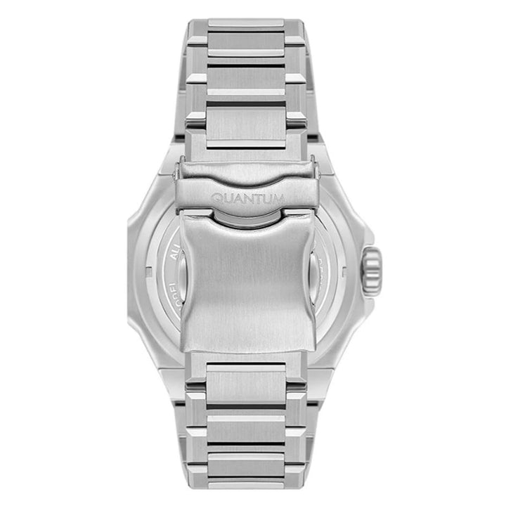 Quantum Men Silver Stainless Steel Analog Blue Dial Watch BAR1090390 - Salman Stores