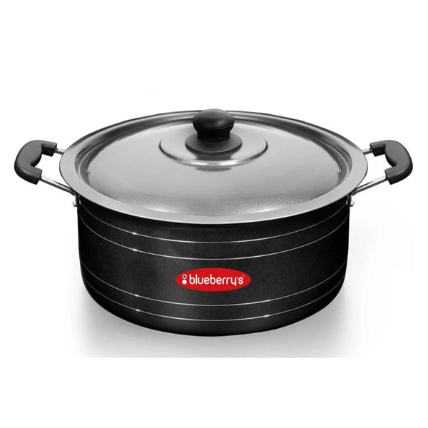 Blueberry's Prime Nonstick Aluminum Biriyani Pot Large Size with Lid 12 Liter/ 35cm BB791180 - Salman Stores