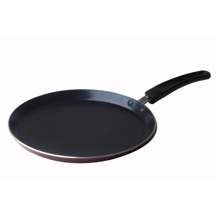 Blueberry’s Nonstick Tawa Pan 3mm Thickness 28 cm Non Induction Base Red - Salman Stores
