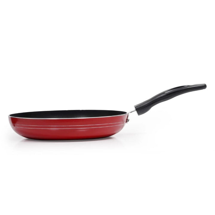 Blueberry’s Nonstick Frypan 3mm Thickness Induction Base 28 cm Red - Salman Stores