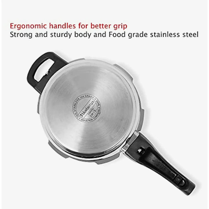 Blueberry's Pressure Cooker Stainless Steel 5 Liter VIRGINAPLUS BB792118 - Salman Stores