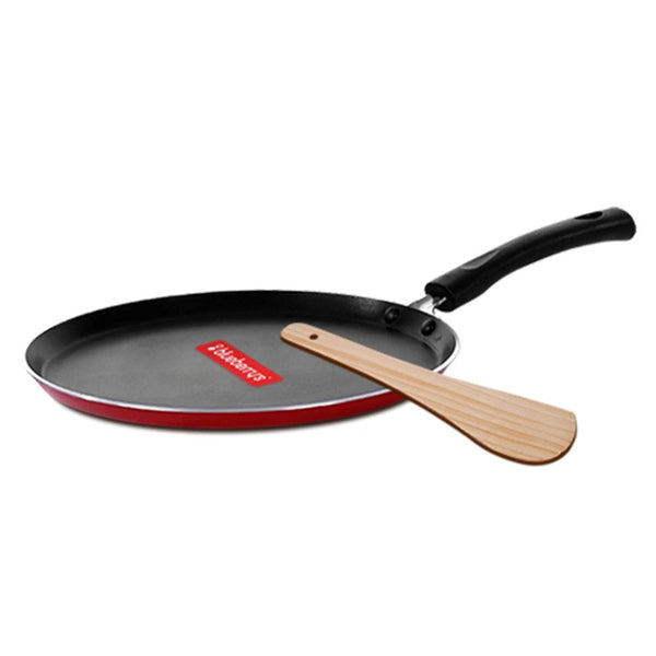 Blueberry's Nonstick Fry Pan and Tawa Pan Set 24 cm Red - Salman Stores